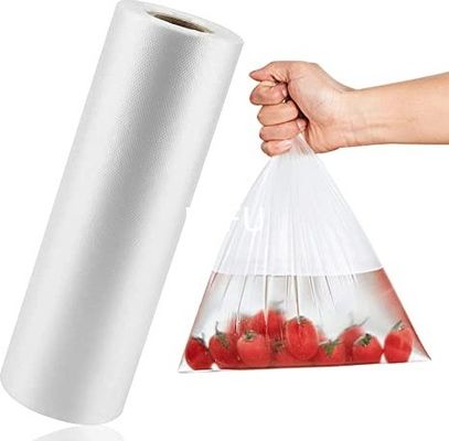 HDPE Fruit And Veg Bags On A Roll For Bakery Snack Grocery Bags 5-40 Mic Thickness