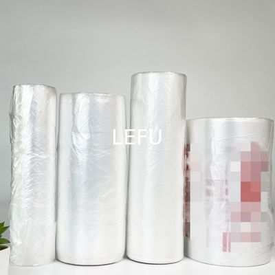 Beige Produce Bags On A Roll For Household Keep Fruits And Vegetables Fresh In Freezer Packaging