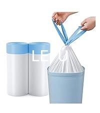 Industrial Household Black Coreless Roll Can Liners For 4 8 13 20 30 Gallon Trash Bags