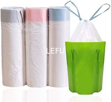 Industrial Household Black Coreless Roll Can Liners For 4 8 13 20 30 Gallon Trash Bags