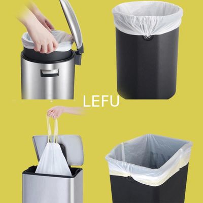 Industrial Household Black Coreless Roll Can Liners For 4 8 13 20 30 Gallon Trash Bags
