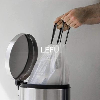 Custom Order Interleaved Plastic Trash Bag On Roll For Kitchen Bin Liner Medical Waste