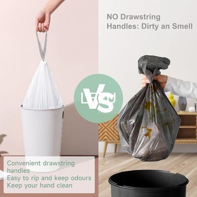 Custom Order Interleaved Plastic Trash Bag On Roll For Kitchen Bin Liner Medical Waste