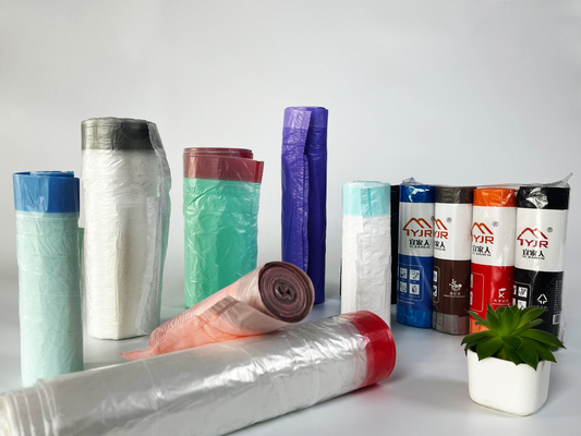 Wholesale HDPE Drawstring Trash Bags for Office & Household Use Customizable Logo Low Price